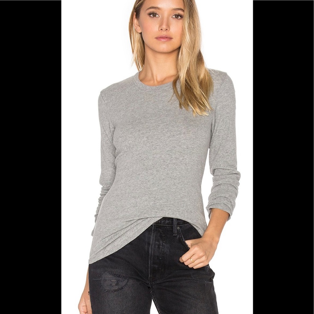 James Perse Long Sleeve T-Shirt size 0 EUC